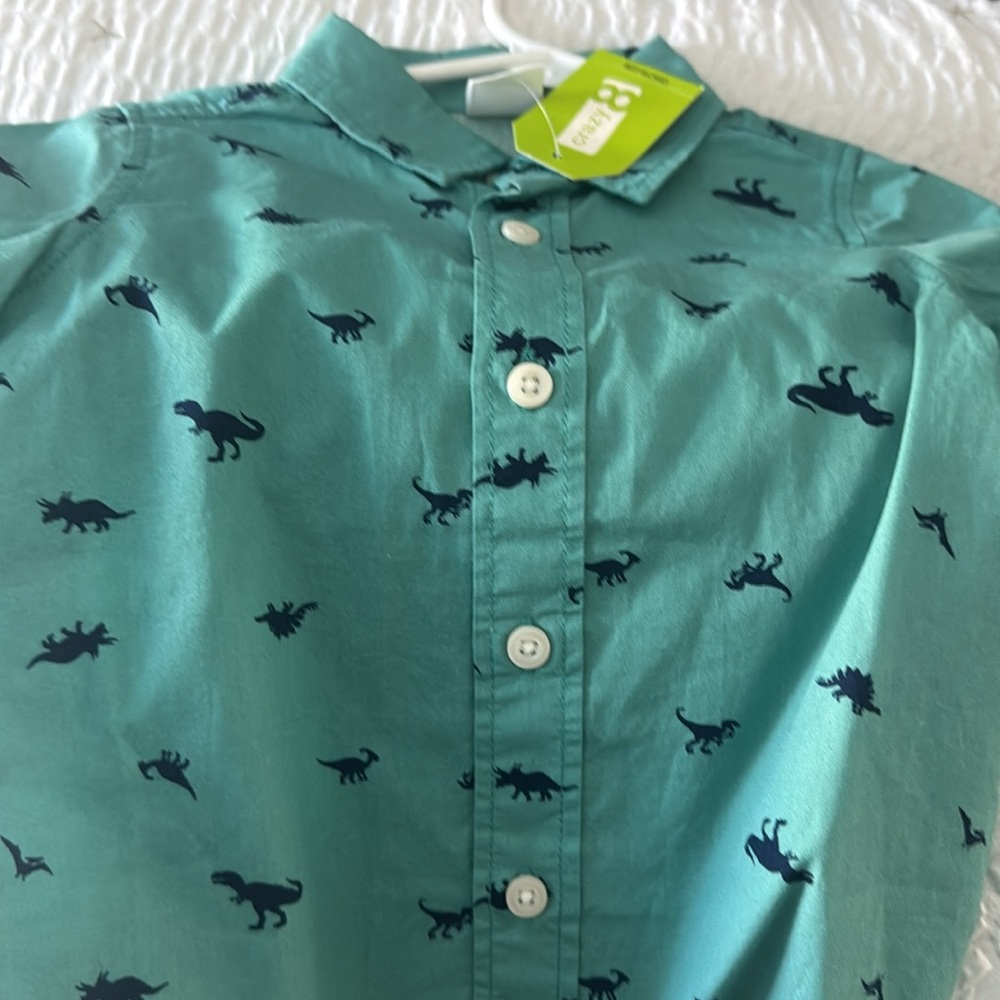 Crazy 8 boys 18-24 month button up NWT